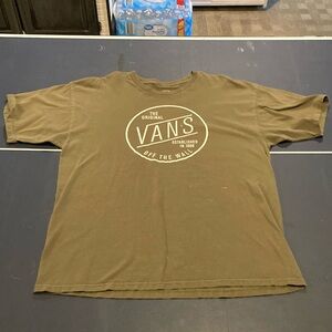 Vans T-Shirt Army Green X-Large.